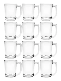 Goodhomes Lucky Glass Mugs (Set of 12pcs) LG-312007-2 Juice Water Beer Whiskey and Cocktail Glass 200ML, Clear-thumb3