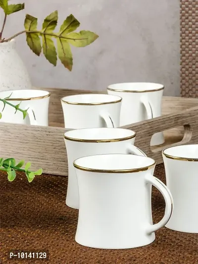 Sonaki Bone China Coffee/Tea Mugs with Gold Print (Set of 6pcs) – GOOD HOMES