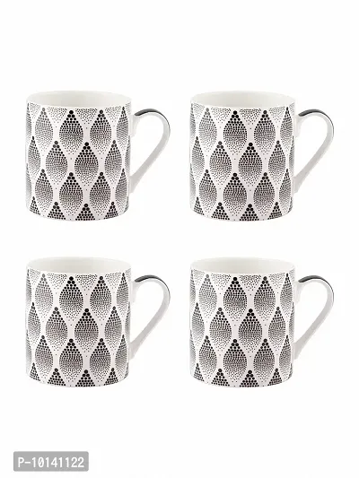 SONAKI Fine Bone China Tea Cups/Coffee Mugs (Set of 4 Pcs). (Made in India)-thumb2