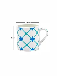 Goodhomes Bone China Coffee Mugs with Printed Set of 6 Pieces 210ml-thumb2