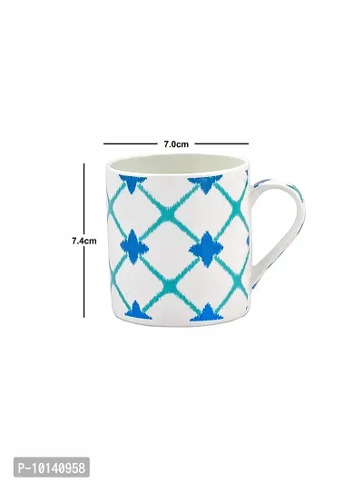 Goodhomes Bone China Coffee Mugs with Printed Set of 6 Pieces 210ml-thumb3