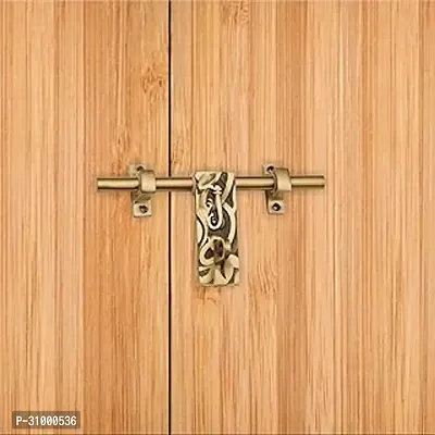 Metal Growers 10 iches Aluminium AL Door Set  Fancy Hardware Home And Office Door Accessories Kit Antique Finish  Ganesha