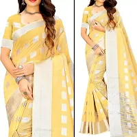 New Look Cotton Saree With Blouse-thumb1