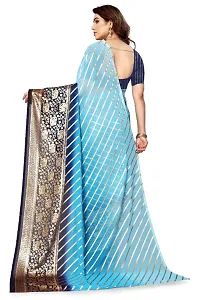 New Fancy Georgette Silk Saree With Blouse-thumb4