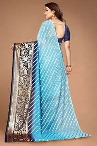 New Fancy Georgette Silk Saree With Blouse-thumb4