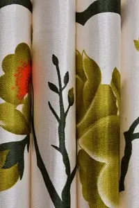 RDK Polyester Floral Flower Printed Eyelet Curtains Combo, Pack of 3-thumb2