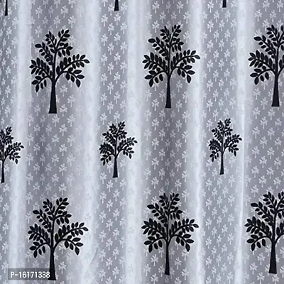 RDK Polyester Printed Tree Eyelet Curtains Set-of-3-thumb2
