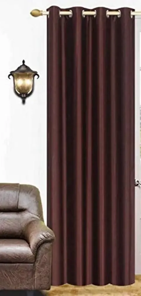 Home Ready 1 Piece Eyelet Polyester Long Door Curtain Set
