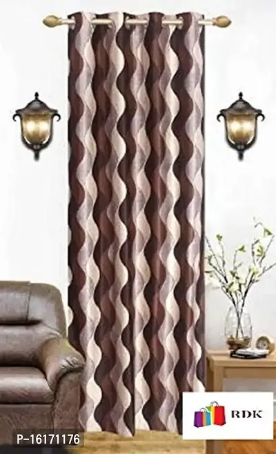 Home Ready 1 Piece Eyelet Polyester Long Door Curtain Set-thumb0