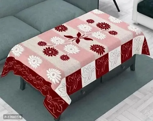 Designer Home Collection Printed 4 Seater Center Table Cover-thumb0