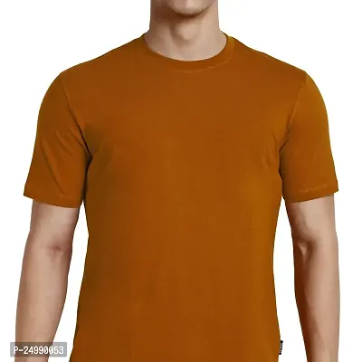 Ritravi Lifestyle Men?s Elegant T Shirt Designer Color Round Neck Pocket Finest Material 100% Cotton Outfit Fashion Stylish-thumb4