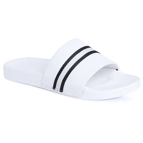 Stylish Synthetic Leather Sliders For Men