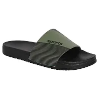 Stylish Trendy PVC Solid Comfort Flip Flops For Men-thumb1