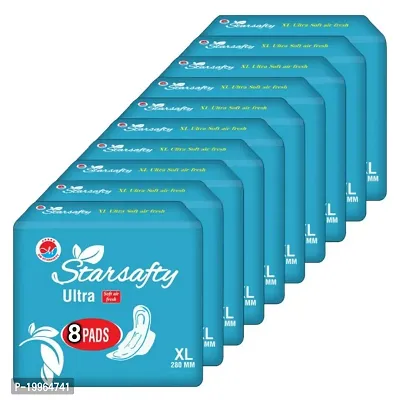 Starsafty Ultra Soft air fresh XL 280MM 80 Sanitary padsnbsp;Packnbsp;off-10-thumb0