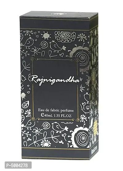 Rajnigandha Long Lasting Eau De Fabric Perfume For Men  Women 40ml.