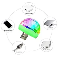 USB Party Lights LED Small Magic Disco Ball Sound Control DJ Stage Light Colorful Strobe RGB Lamp (Multicolour) Car Fancy Lightsnbsp;nbsp;(Multicolor)-thumb4