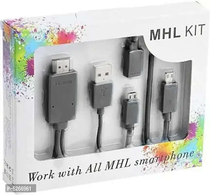MHL Adapter Micro USB to HDMI MHL Cable HDTV Adapter for MHL-enabled Smartphones-thumb0