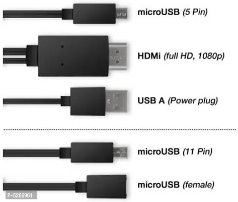 MHL Adapter Micro USB to HDMI MHL Cable HDTV Adapter for MHL-enabled Smartphones-thumb4