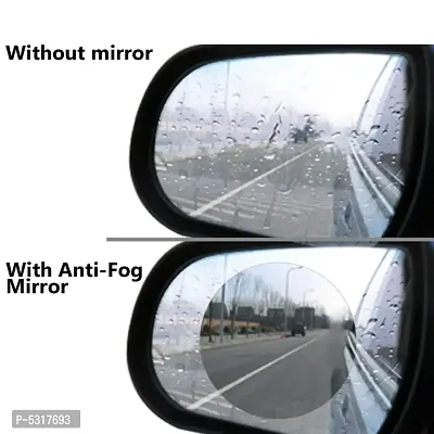 Waterproof Film Rear View Mirror Side View Glass Anti-Fog Anti-Glare Rainproof Film for Universal Car Bus-thumb2