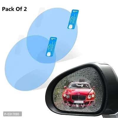 Waterproof Film Rear View Mirror Side View Glass Anti-Fog Anti-Glare Rainproof Film for Universal Car Bus-thumb3
