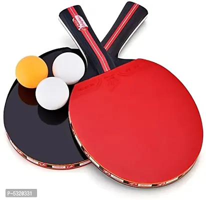 Table Tennis Racquet With 3 Ball's