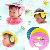 Soft Baby Kids Children Shampoo Bathing Shower Cap Hat Wash Hair Shield Hat-thumb1