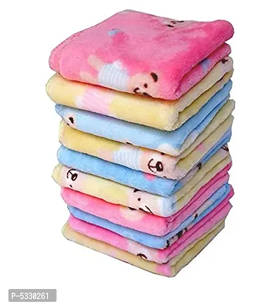 Premium Multicolor Printed Super Soft Cotton Handkerchief For Girls/kids/Ladies (Pack of 4)-thumb5