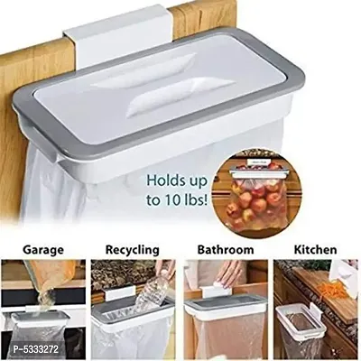 Portable Hanging Trash Bag Holder for Kitchen Bathroom Office Schools Clinic Waste Holder Hanging Rubbish Trash Carrier Bin Bag-thumb3