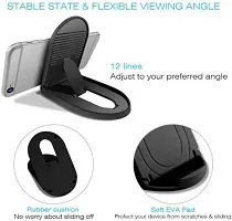 Portable Folding STENTS Multi Angle Adjustable Mobile Cell Phone Desktop Holder/Stand (Pack of 2)-thumb2