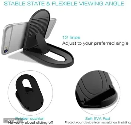 Portable Folding STENTS Multi Angle Adjustable Mobile Cell Phone Desktop Holder/Stand (Pack of 2)-thumb3