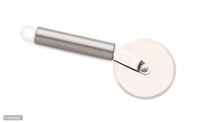 Stainless Steel Pizza Cutter, Pastry Cake Slicer, Sharp, Wheel Type-thumb3