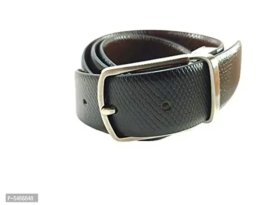 Pure Leather Men'S Reversible Brown And Black Belt