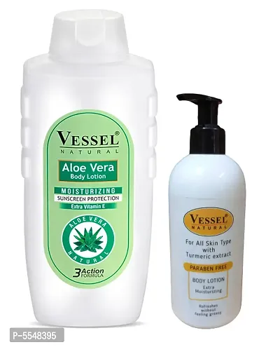 Aloe Vera  Turmeric Winter Protection Extra Moisturizing Body Lotion With Vitamin-E Pack Of 2 (650ml+300ml)