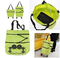 Fashionable Design Large Capacity Waterproof Foldable Rolling Trolley Shopping Bag On Wheels Market Trolley Cart Bag-thumb1
