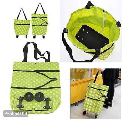 Fashionable Design Large Capacity Waterproof Foldable Rolling Trolley Shopping Bag On Wheels Market Trolley Cart Bag-thumb2