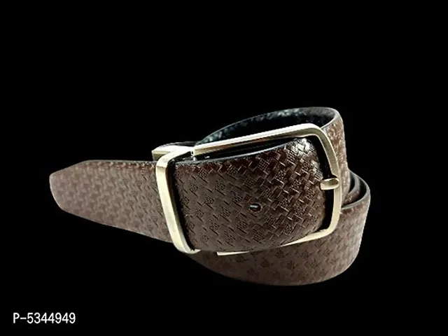 Stylish Genuine Leather Reversible Belts For Men