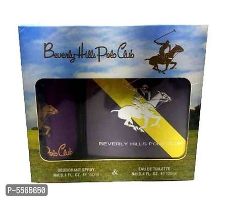 Beverly Hills Polo Club Combo Perfume With Deodrant for Men  Women (Perfume 100ml+Deo 50ml)-thumb0