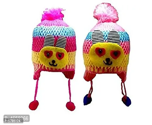 Buy UBL BUYMOOR Baby Winter Warm Soft Kids Colorful Woolen Cap