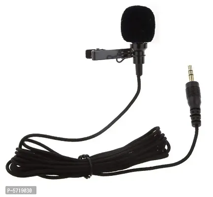 Collar Clip Microphone for Voice Recording, Lapel Mic Compatible with Mobile, PC, Laptop, Android Smartphones, DSLR Camera