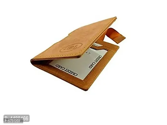Trendy Leather Brown Wallet for Men's