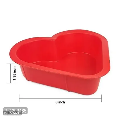 Silicone Non-Stick Heart Cake Mould Heat Resistance