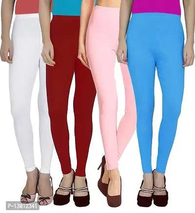 Zenana Women Premium Cotton High Waist Full Ankle Length Leggings -  Walmart.com