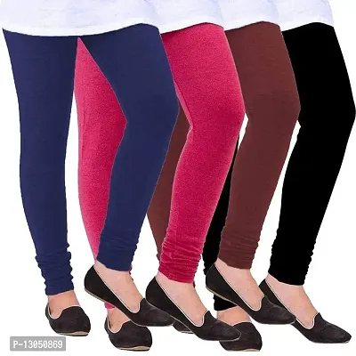 Buy Pack of 4 Winter Woolen Warm Leggings for Women Girls - Lowest price in  India| GlowRoad