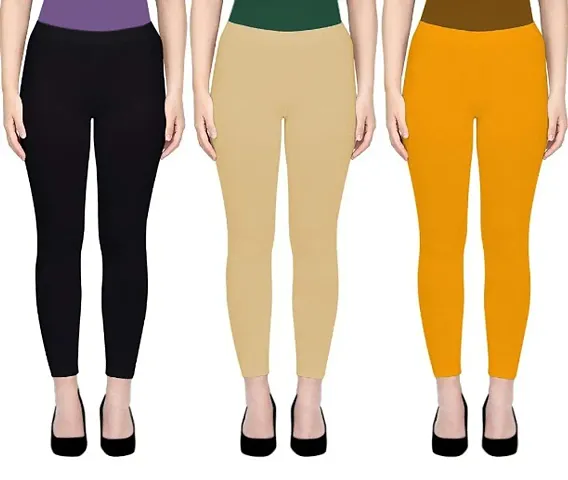 Buy ATZ Capris for Womens/Girls 3/4 Leggings for Women Capri of Women Combo  of 3 Online In India At Discounted Prices