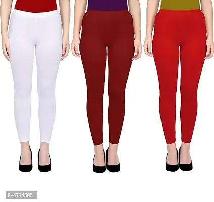Buy ASA Ankle Length Leggings for Womens/Girls/Ladies (Pack of 3)  Sizes-Free Size Online In India At Discounted Prices