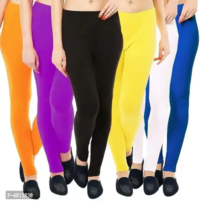 Buy NGT Super Soft Cotton Ankle Length Leggings for Women (Rani Pink,White)  Combo Of 2 Online at Best Prices in India - JioMart.
