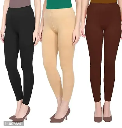 Buy Trendy Ankle Length Leggings Sizes-Free Size for Girls and
