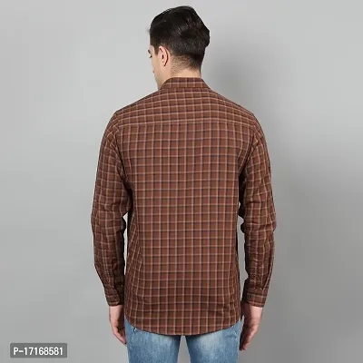 Checked Slim Fit Shirt with Patch Pocket-thumb2
