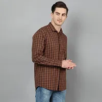 Checked Slim Fit Shirt with Patch Pocket-thumb2