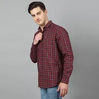 Checked Slim Fit Shirt with Patch Pocket-thumb2